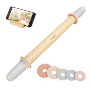 Rolling Pin with Adjustable Rings